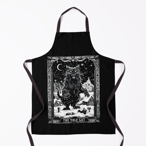 Item preview, The Yule Cat Tarot Card Goth Christmas designed and sold by SmithKevinDes.