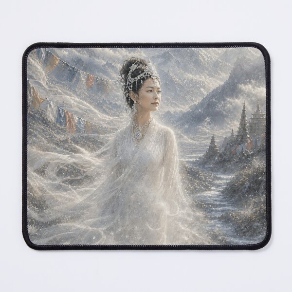 Item preview, White Tara - The Mountain Breathes designed and sold by SilverSpring55.