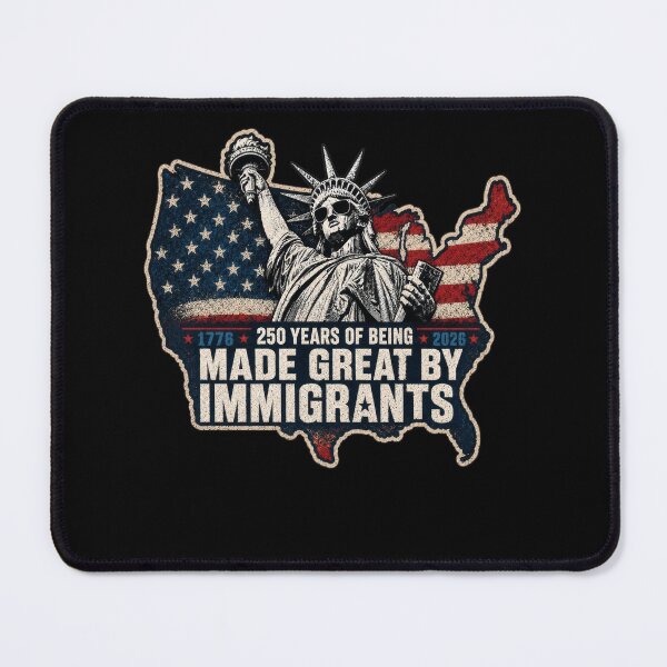 Item preview, 250 Years Of Being Made Great By Immigrants – America 250 Statue Of Liberty Design designed and sold by PosiMCreations.