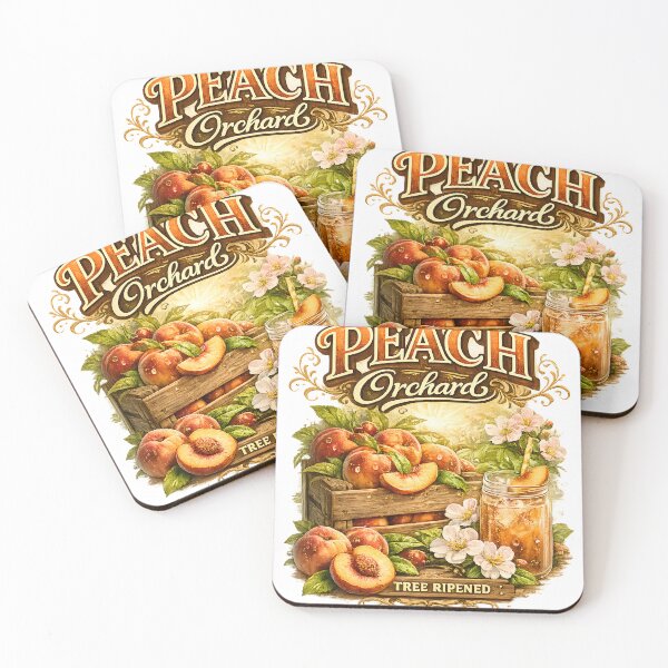 Item preview, Peach Orchard Vintage Fruit Shirt designed and sold by M.Store.