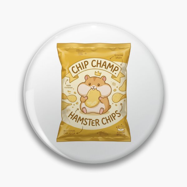 Item preview, Chip Champ Hamster Snack Bag - Funny Kawaii Animal designed and sold by 0Zetgest.