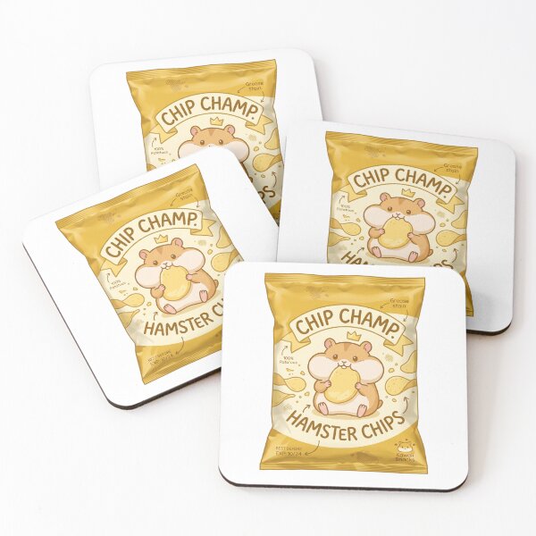 Item preview, Chip Champ Hamster Snack Bag - Funny Kawaii Animal designed and sold by 0Zetgest.
