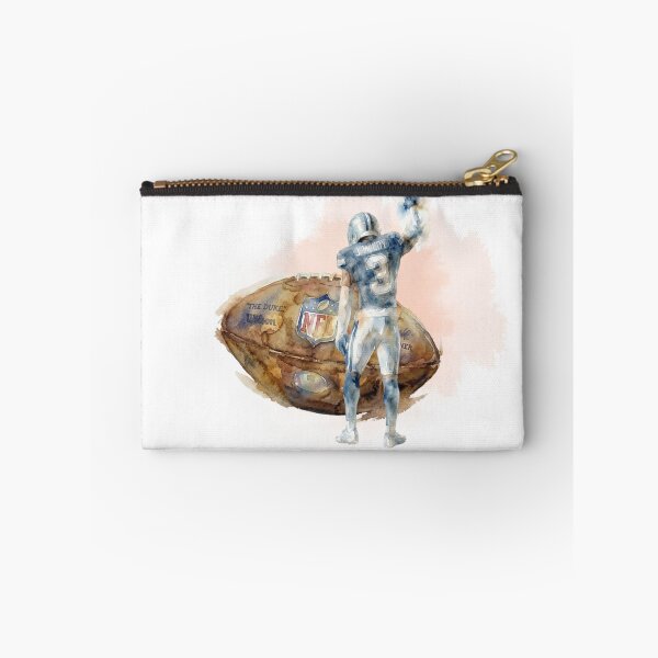 Item preview, J. McCoy Number 3 Football Legend Watercolor designed and sold by cucuzeus.
