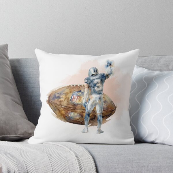 Item preview, J. McCoy Number 3 Football Legend Watercolor designed and sold by cucuzeus.