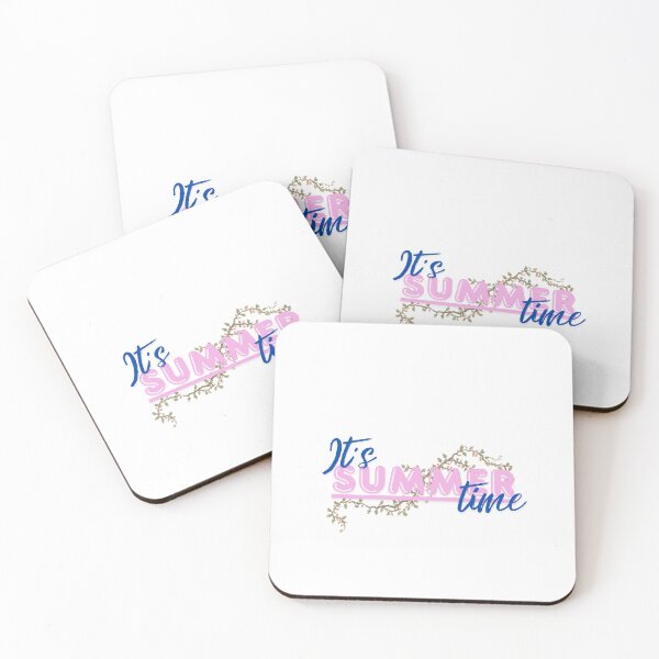 Item preview, It's Summer Time Typography Floral Quote | Cute Summer Aesthetic Design designed and sold by Shehzadi Sana.