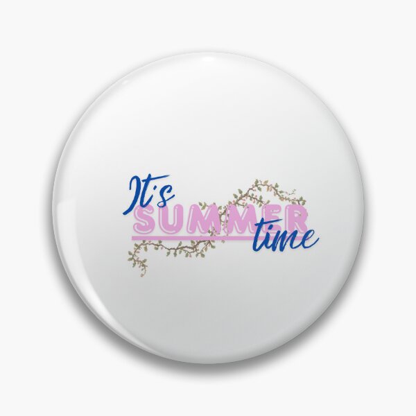 Item preview, It's Summer Time Typography Floral Quote | Cute Summer Aesthetic Design designed and sold by Shehzadi Sana.