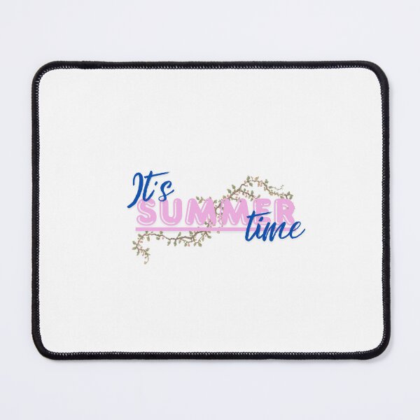 Item preview, It's Summer Time Typography Floral Quote | Cute Summer Aesthetic Design designed and sold by Shehzadi Sana.