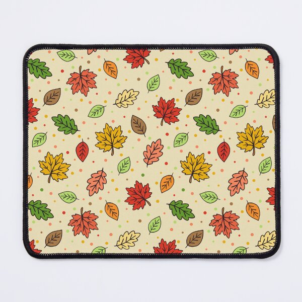 Item preview, Scattered Fall Leaves Ditsy Autumn Doodle Pattern designed and sold by CI Creative Design LLC.
