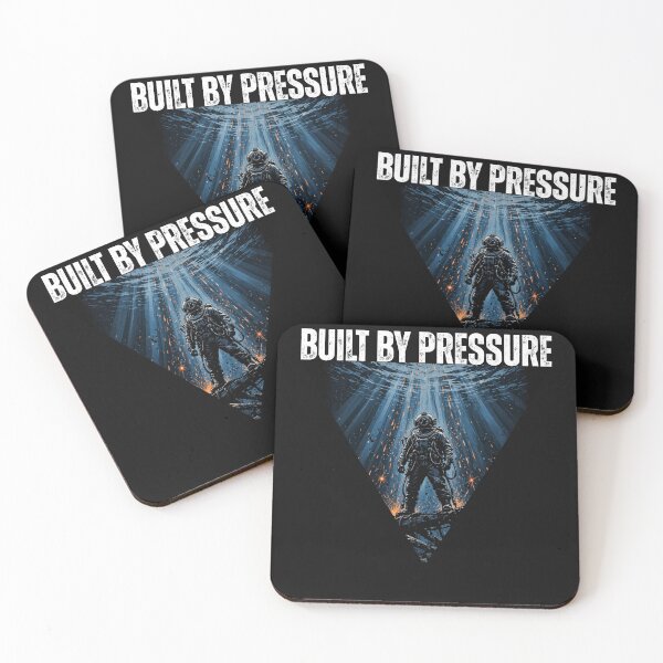 Item preview, Built By Pressure | Deep Sea Diver | Underwater Welder Art designed and sold by Neurospicy Trolls.