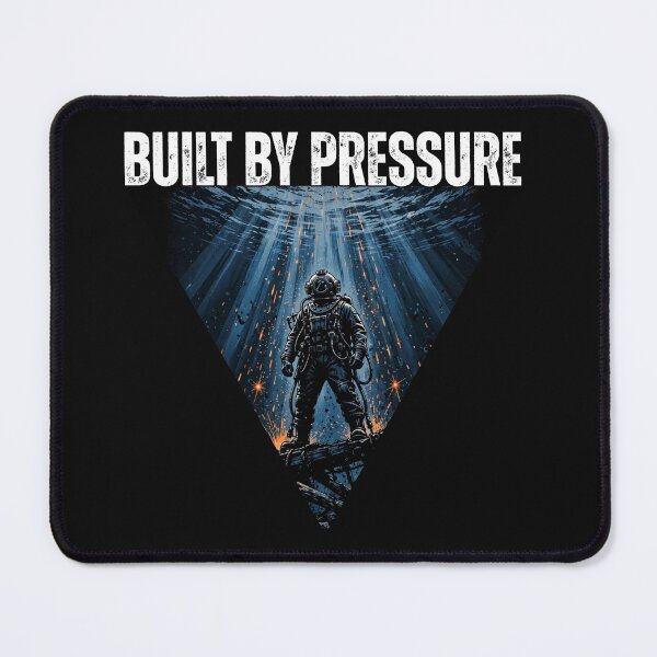 Item preview, Built By Pressure | Deep Sea Diver | Underwater Welder Art designed and sold by Neurospicy Trolls.