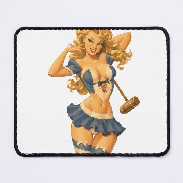 Item preview, Fantasy Hammer Girl – Vintage Pin-Up Original Character designed and sold by Cosplayvintage.