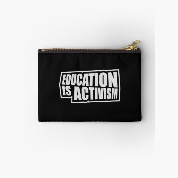 Item preview, Education Is Activism Bold Statement Teacher Quote designed and sold by shirt-o-mat.