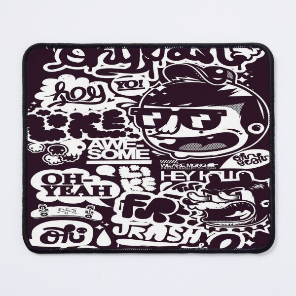 Item preview, Black and White Graffiti Street Art - Urban Typography Collage and Hip-Hop Style Doodles designed and sold by RAYBIL.