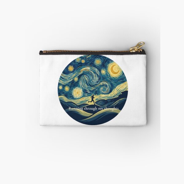 Item preview, Starry Run Running Through My Thoughts Artistic Runner Design designed and sold by RunningWhiskers.