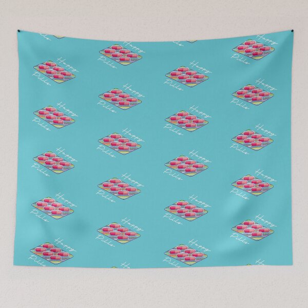 Item preview, Happy Pills (on Aqua) designed and sold by PawsitiveMum3.