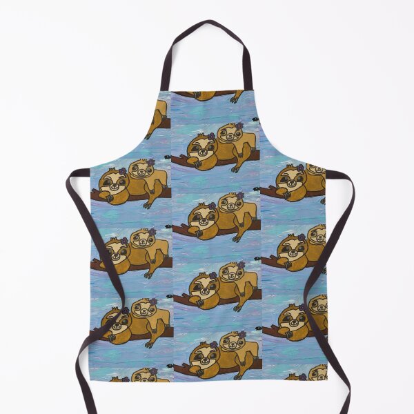 Item preview, Cute Mom and Baby Sloth in the Clouds - Sky Branch Art designed and sold by Faithstarmancil.
