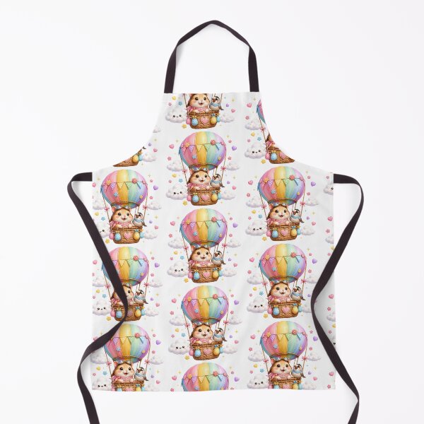Item preview, Hot air balloon journey with hamster friends designed and sold by QuirkNest Studio .