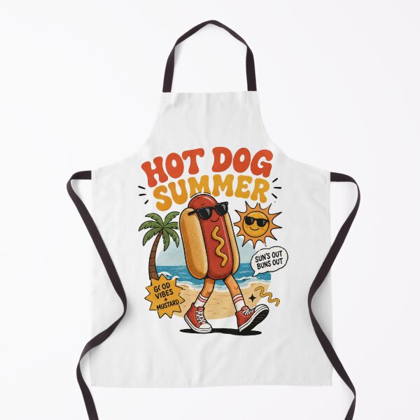 Item preview, Hot Dog Summer designed and sold by Mbk Studios.
