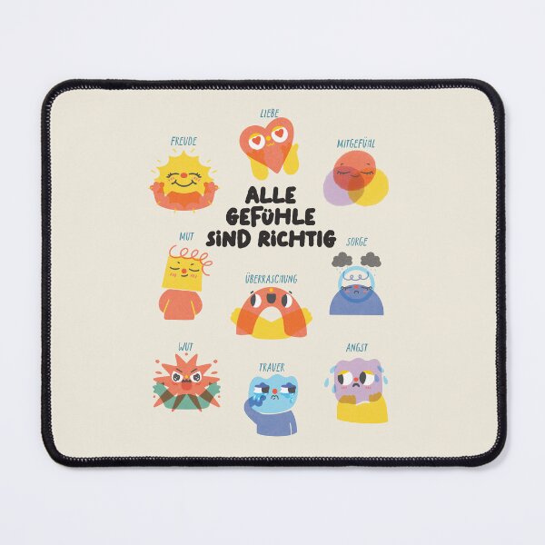 Item preview, All Feelings Are Valid Colorful Emotion Characters designed and sold by Kunst&Kontrast.