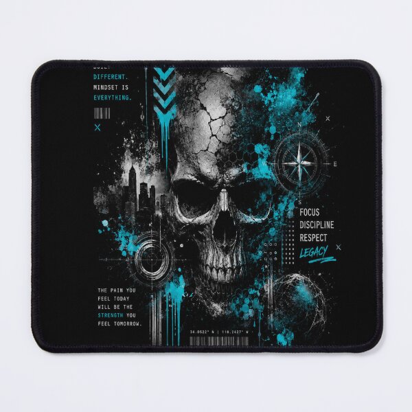 Item preview, Legacy of Strength – Urban Skull Street Art Design designed and sold by Personiq Kaleido.