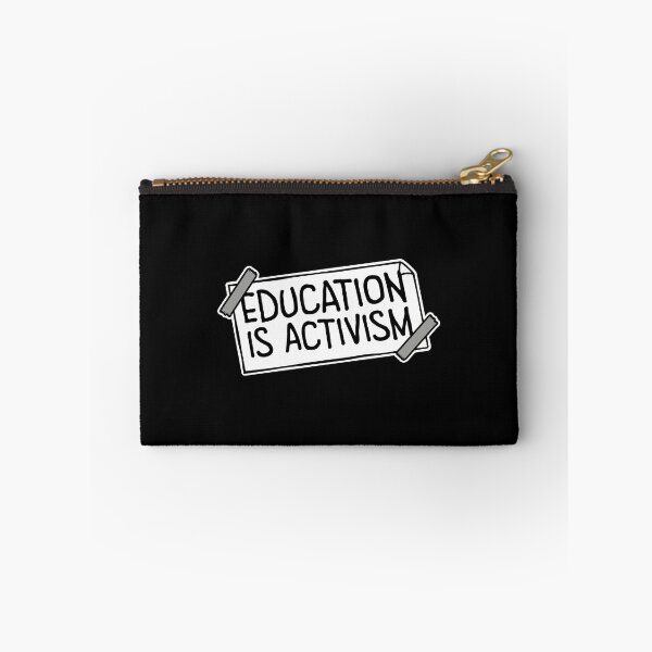 Item preview, Education Is Activism Bold Statement Teacher Quote designed and sold by shirt-o-mat.