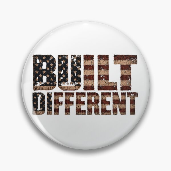 Item preview, Built Different Distressed American Flag | Patriotic USA Typography T-Shirt Design designed and sold by Diesel outlaw .