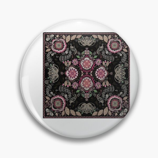 Item preview, Elegant Floral Ornamental Pattern T-Shirt | Vintage Botanical Decorative Design designed and sold by CalmMandala.