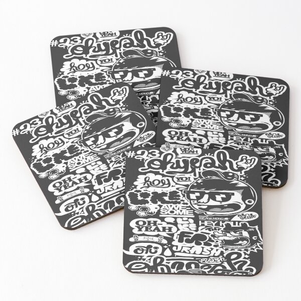 Item preview, Black and White Graffiti Street Art - Urban Typography Collage and Hip-Hop Style Doodles designed and sold by RAYBIL.