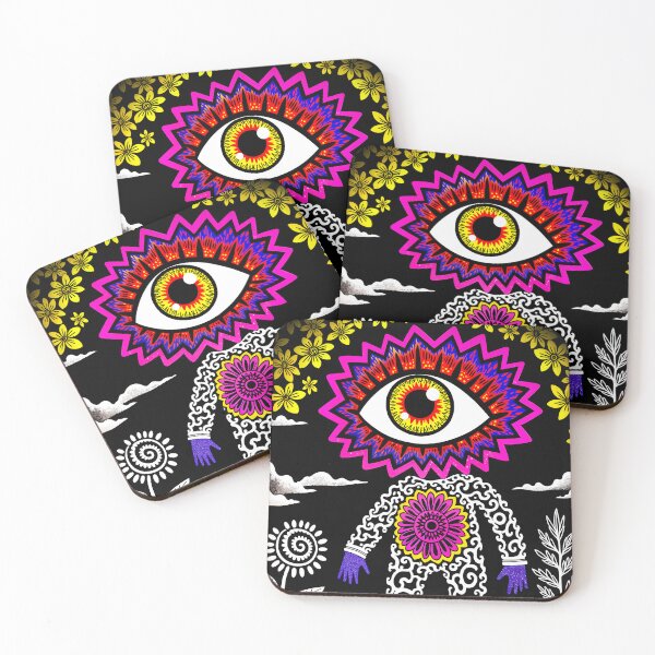 Item preview, Creepy Cute Eye Creature - Surreal Eye Head - Weird Art designed and sold by QQQueen.