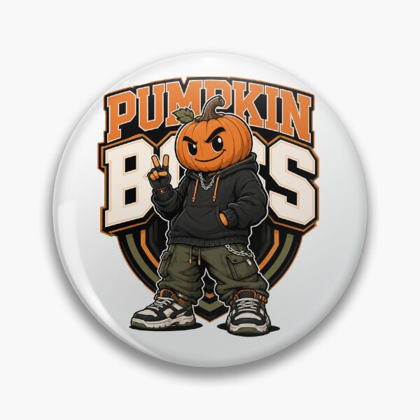 Item preview, Pumpkin Boss Street Monster Halloween Mascot Premium Vector designed and sold by wizooo411.