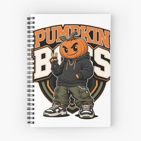 Item preview, Pumpkin Boss Street Monster Halloween Mascot Premium Vector designed and sold by wizooo411.