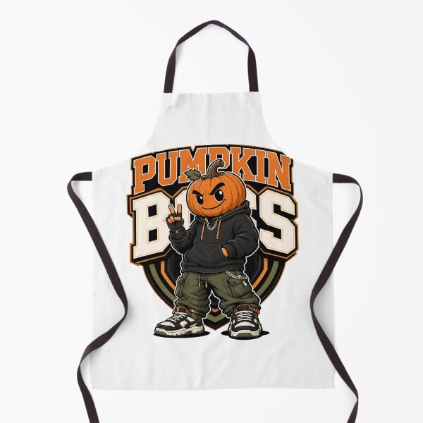 Item preview, Pumpkin Boss Street Monster Halloween Mascot Premium Vector designed and sold by wizooo411.