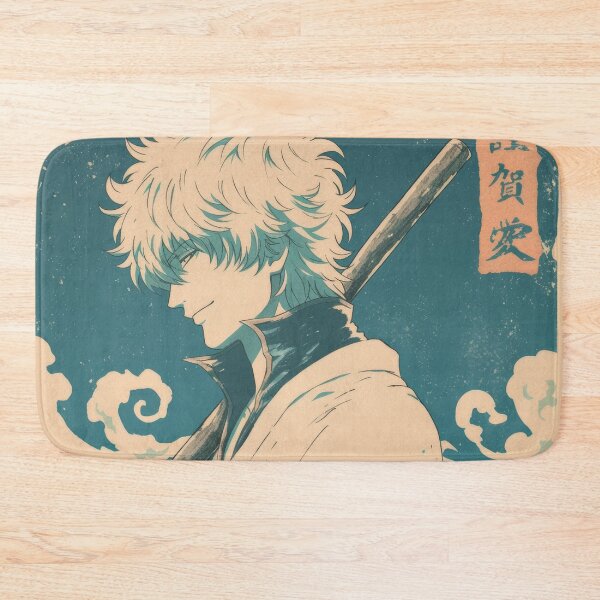 Item preview, Gintoki Warm Blue Poster  designed and sold by AnimeArsenalPrints.