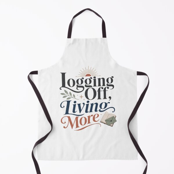 Item preview, Logging Off, Living More - Offline Living Quote designed and sold by GoverArt.