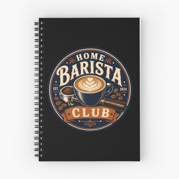 Item preview, Home Barista Club Vintage Coffee Badge designed and sold by Sketchlegacy.