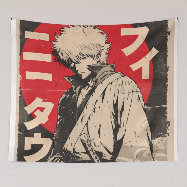Item preview, Gintoki Chad Energy Poster  designed and sold by AnimeArsenalPrints.