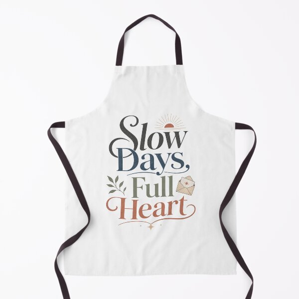 Item preview, Slow Days, Full Heart - Offline Living Quote designed and sold by GoverArt.