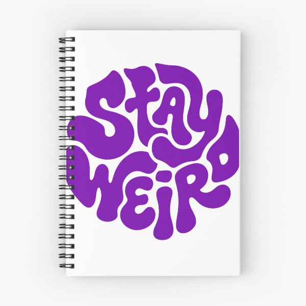 Item preview, Stay Weird Retro Groovy Typography designed and sold by RedHDesign.