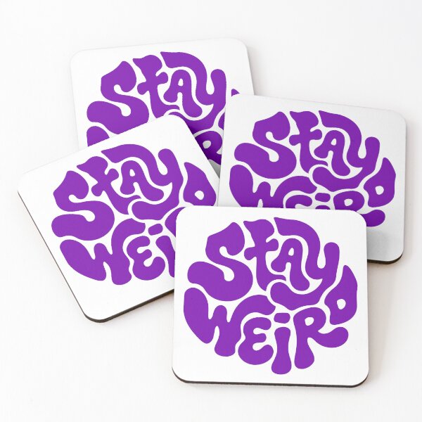 Item preview, Stay Weird Retro Groovy Typography designed and sold by RedHDesign.