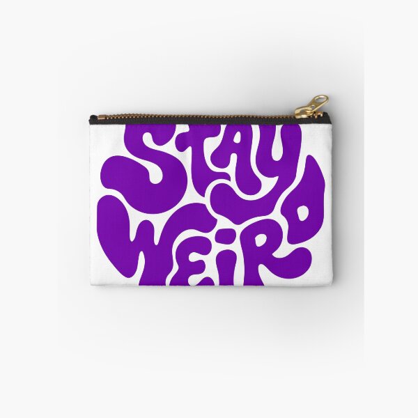 Item preview, Stay Weird Retro Groovy Typography designed and sold by RedHDesign.