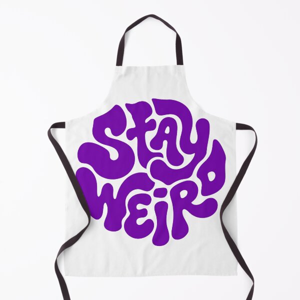 Item preview, Stay Weird Retro Groovy Typography designed and sold by RedHDesign.
