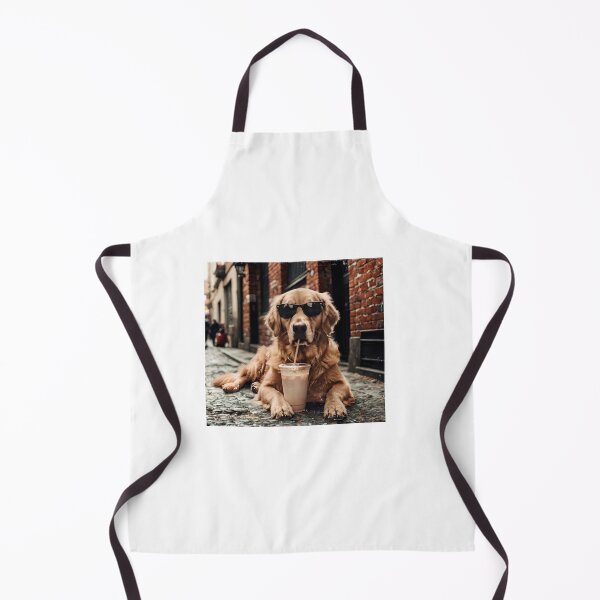 Item preview, Cool Golden Retriever Drinking Iced Coffee Lover Design designed and sold by Grace-Cop.