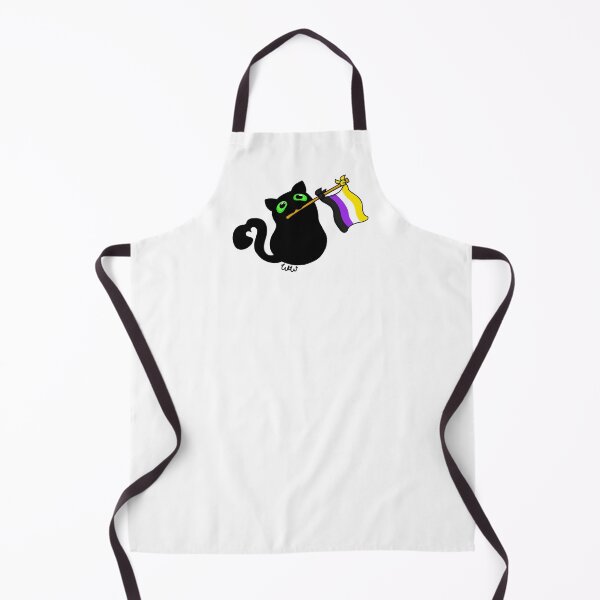 Item preview, Pride Flag Kitty - Non-Binary designed and sold by WorksOfWhimsies.