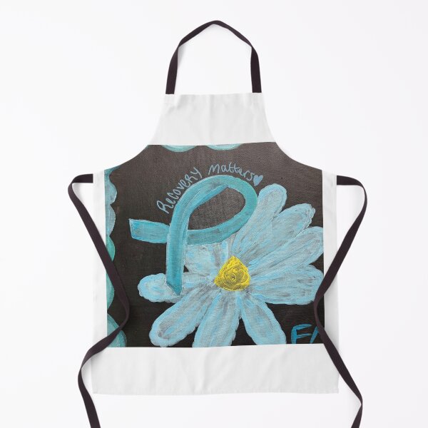 Item preview, Recovery Matters Addiction Awareness - Light Blue Ribbon Flower designed and sold by Faithstarmancil.