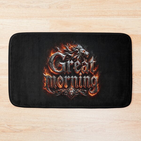 Item preview, Infernomane Dawnsteel: Great Morning in Lionfire Metal designed and sold by BlissBlvdShop.