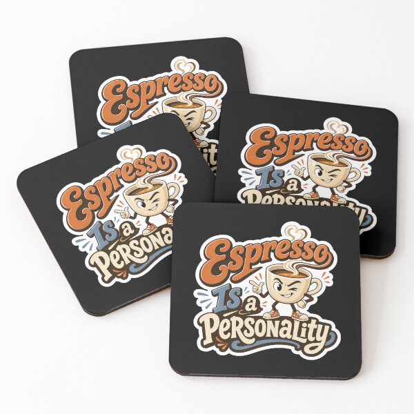 Item preview, Espresso Is a Personality Funny Coffee Sticker designed and sold by Sketchlegacy.