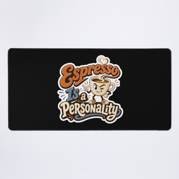 Item preview, Espresso Is a Personality Funny Coffee Sticker designed and sold by Sketchlegacy.