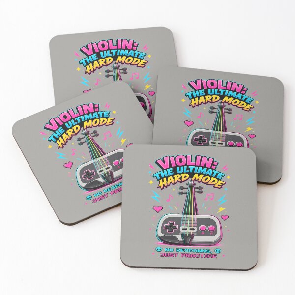 Item preview, Funny Violin Quote – Retro Gaming designed and sold by Art-Arcade6.