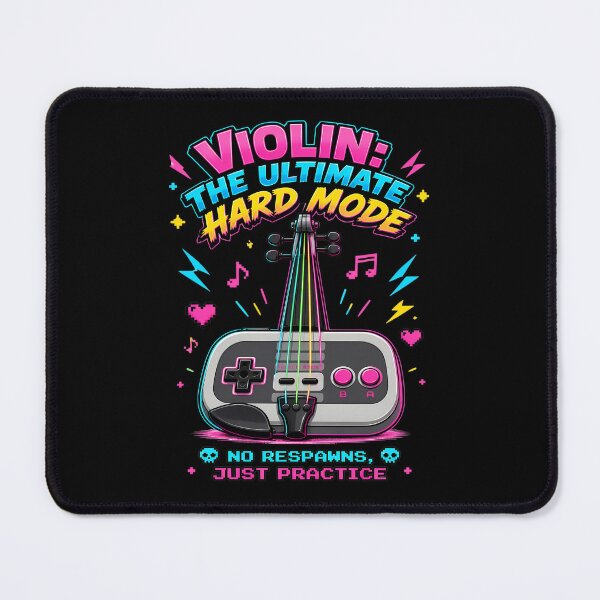 Item preview, Funny Violin Quote – Retro Gaming designed and sold by Art-Arcade6.