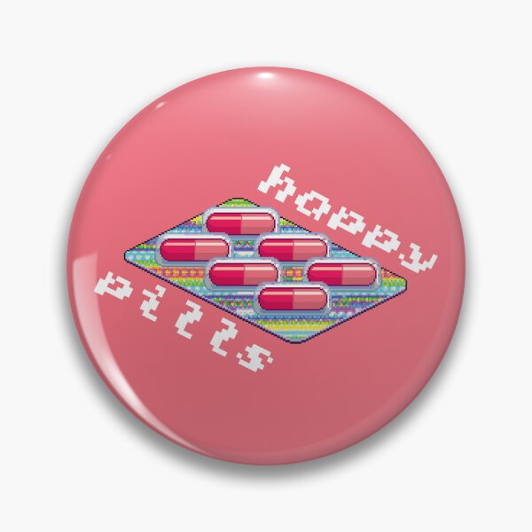 Item preview, Happy Pills (on Peachy Pink) designed and sold by PawsitiveMum3.
